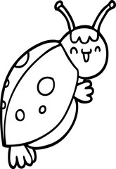 cute cartoon ladybug