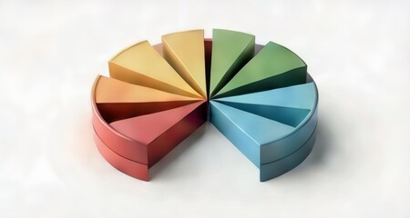 Obraz premium Colorful geometric artistry