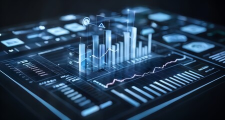  Advanced technology interface with dynamic data visualization