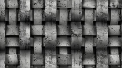 Concrete wall pattern. Concrete building wall with modern abstract geometric pattern