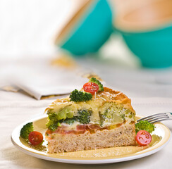 Torta de legume recheada