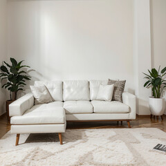 modern living room with interior design