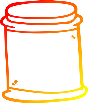 recommend clip art: warm gradient line drawing cartoon vitamin pots