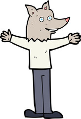 cartoon werewolf