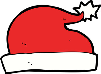cartoon santa hat