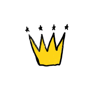 transparent basquiat star crown PNG