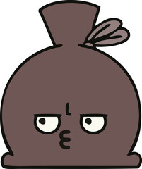 cute cartoon sack
