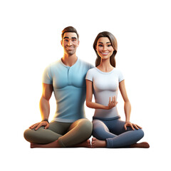 Fototapeta premium yoga, woman, meditation, exercise, fitness, lotus, sitting, relaxation, people, beauty, pose, health, meditating, body, zen, sport, couple, person, lifestyle, relax, position, lady, healthy, wellness,