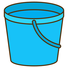 bucket cartoon