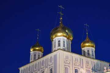 Fototapeta na wymiar Tula, Russia.Holy Assumption Cathedral of the Tula Kremlin