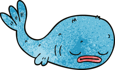 cartoon doodle of a fish