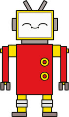 cute cartoon robot