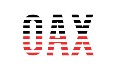 OAX three initial letter iconic line negative space minimal logo design vector template. monogram, abstract, wordmark, business, typography, minimalist, brand, company, flat, modern, unique, simple