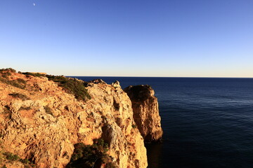 Ponta da Piedade is a headland with a group of rock formations along the coastline of the town of Lagos, in the Portuguese region of the Algarve