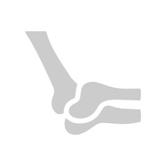 human bone icon set  element