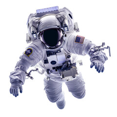 Space Tourism, transparent background, isolated image, generative AI