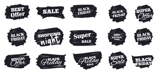 Abstract vector black friday sale lable tag set. For art template design, list, page, mockup brochure style, banner, idea, cover, booklet, print, flyer, book, blank, card, ad, sign, poster, badge