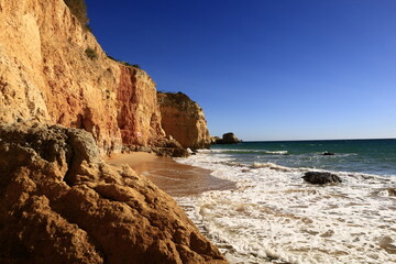Ponta da Piedade is a headland with a group of rock formations along the coastline of the town of Lagos, in the Portuguese region of the Algarve
