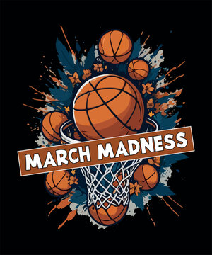March Madness Custom T-Shirts Design