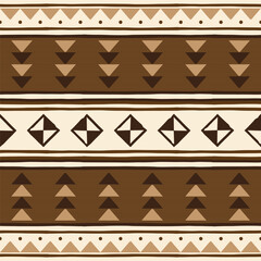 Ethnic seamless illustration pattern design