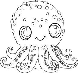 Octopus Outline