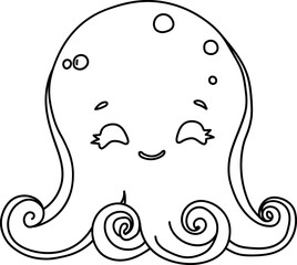 Octopus Outline