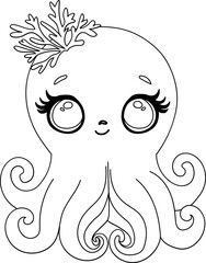 Octopus Outline