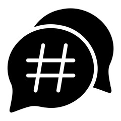 viral glyph icon