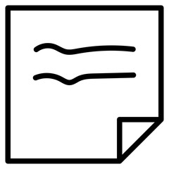 paper note icon