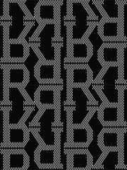 R Monogram pattern repeat illustration vector desogn