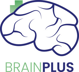 Brain Plus Logo for your pharmacy and company 
