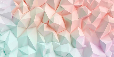 A soft, pastel-colored geometric abstract pattern