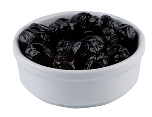 bowl of black olives