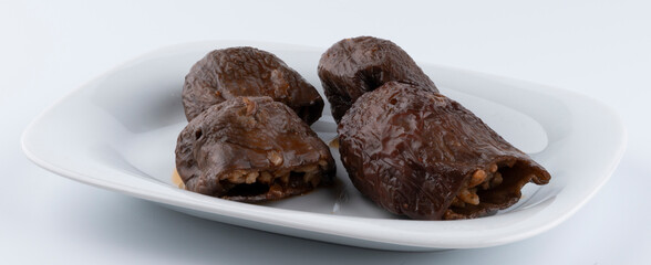 stuffed dried eggplant