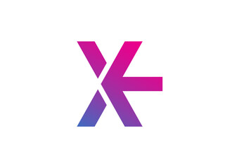 Letter X logo icon design template elements
