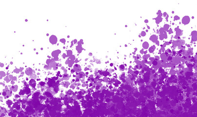 Purple paint splatter color