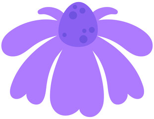 hello spring hand drawn abstract flower symbol object daisy