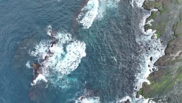 Rip currents in Northeast Coast in Taiwan.