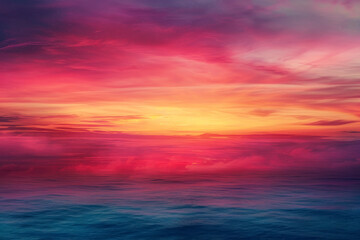 Obraz premium Vistas of Color. Escape to Reality series. Visually pleasing composition of surreal sunset.