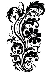 Art Nouveau Corners and Frames Graphic Accents,  vector illustration, vintage elements