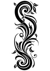 Art Nouveau Corners and Frames Graphic Accents,  vector illustration, vintage elements