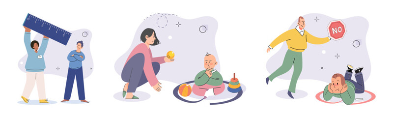 Social distance vector illustration. Taking preventive measures is essential to reduce risk illness Public safety relies on practicing social distancing The social distance concept explores impact