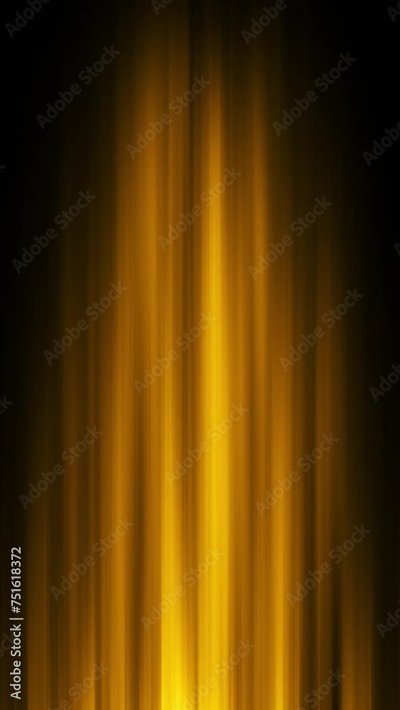 Wall mural abstract dark orange animated background with moving blur lines and lights, 4k uhd seamless loop