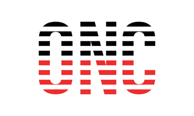 ONC three initial letter iconic line negative space minimal logo design vector template. monogram, abstract, wordmark, business, typography, minimalist, brand, company, flat, modern, unique, simple