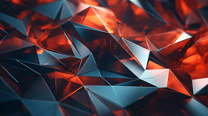 abstract background with triangles