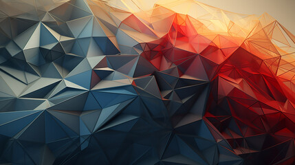 abstract background with triangles