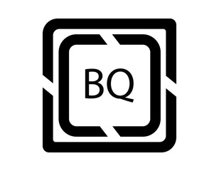 BQ logo design template vector. BQ Business abstract connection vector logo. BQ icon circle logotype
