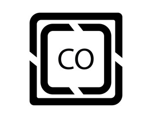 CO logo design template vector. CO Business abstract connection vector logo. CO icon circle logotype
