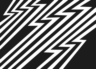 Abstract background with gradient zigzag line pattern