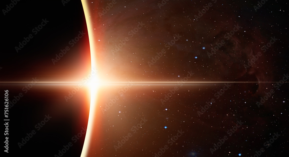 Aufkleber solar eclipse 